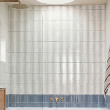 Reid Gloss White Kit Kat Ceramic Mosaic Tile